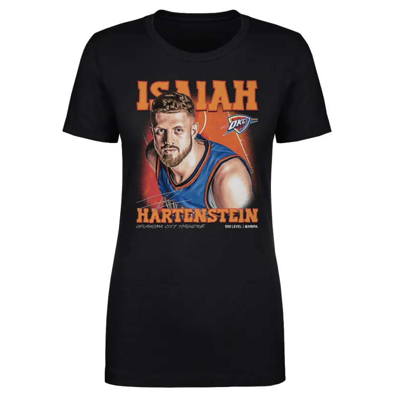 Isaiah Hartenstein Oklahoma City Thunder Airbrush WHT made by 500 Level