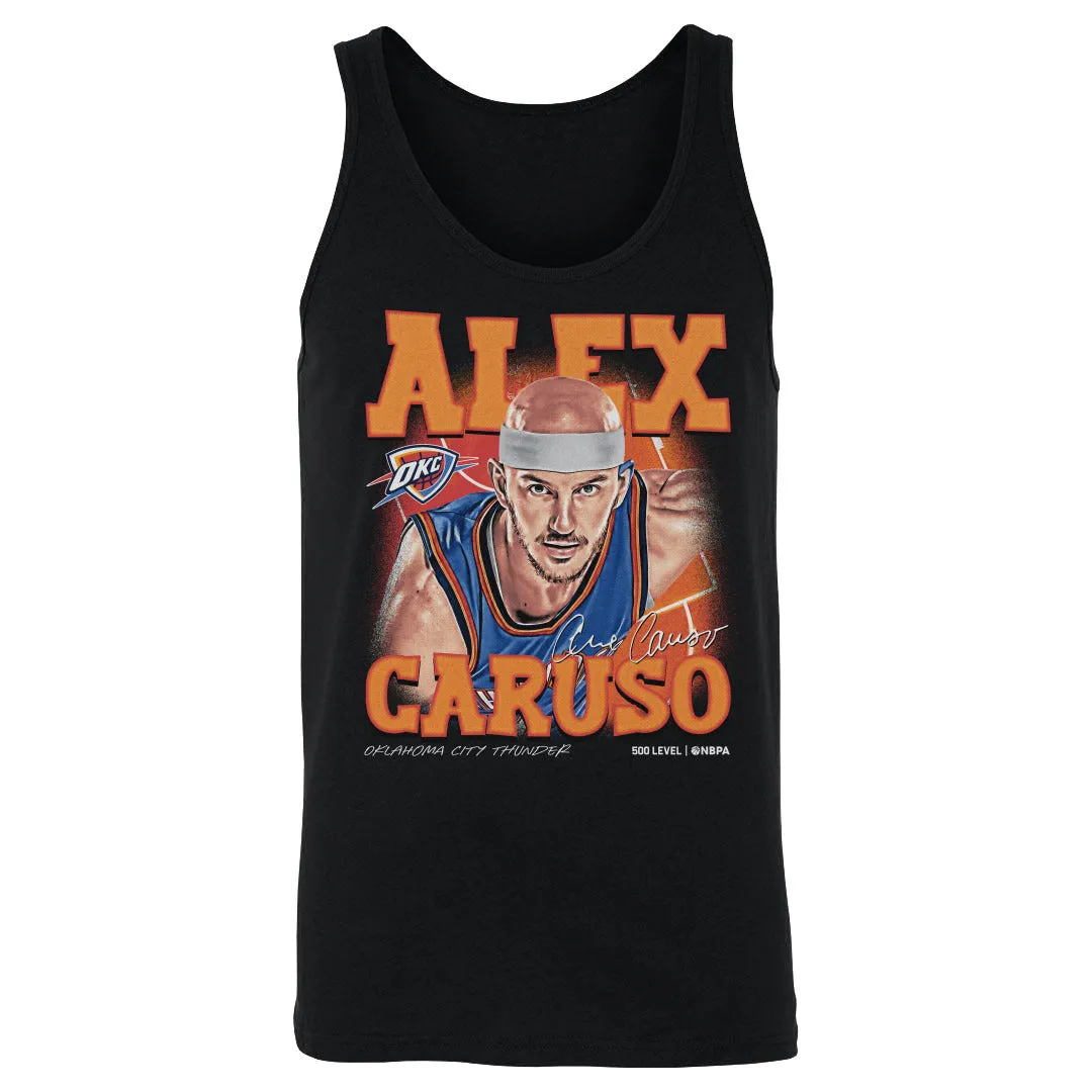 Alex Caruso Oklahoma City Thunder Airbrush WHT sold by 500 Level