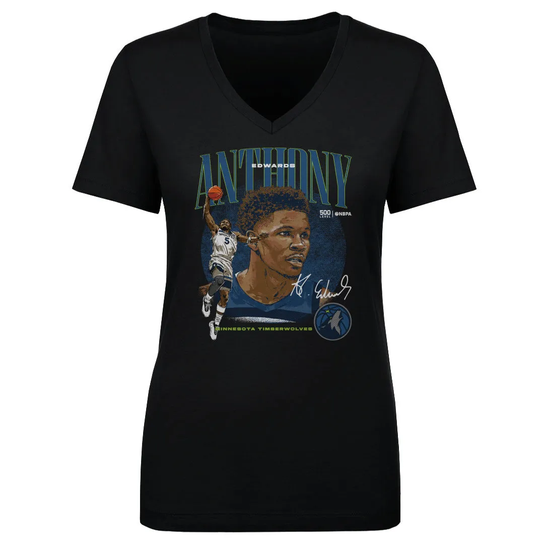 Anthony Edwards Minnesota Timberwolves Dual WHT sold by 500 Level