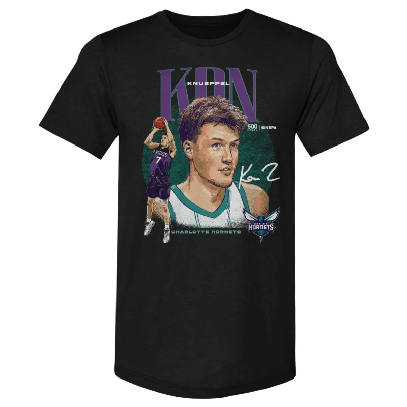 Kon Knueppel Charlotte Hornets Dual WHT made by 500 Level