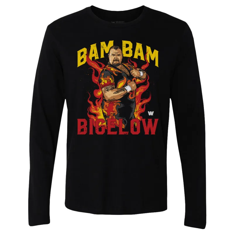 Bam Bam Bigelow Flames WHT made by Legends