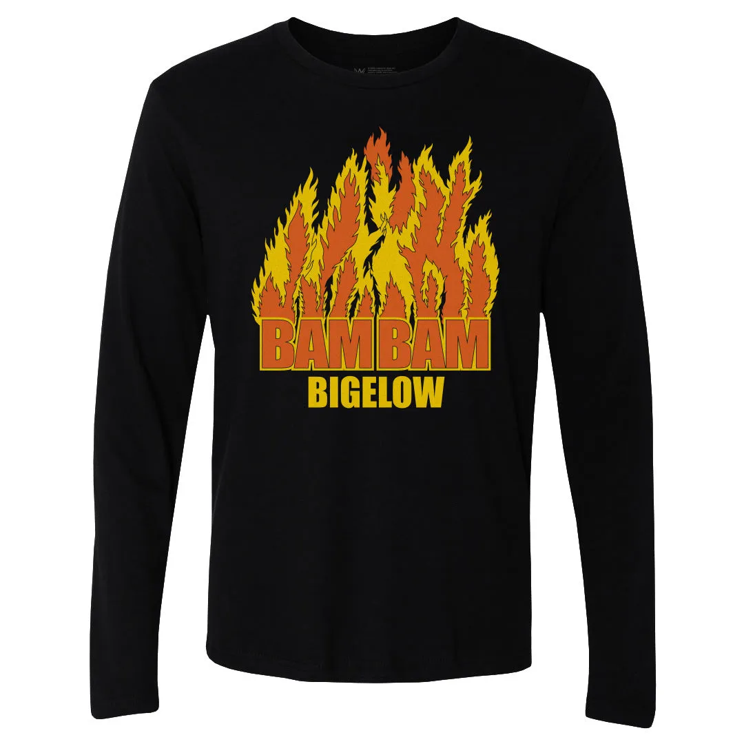 Bam Bam Bigelow Logo WHT sold by 500 Level