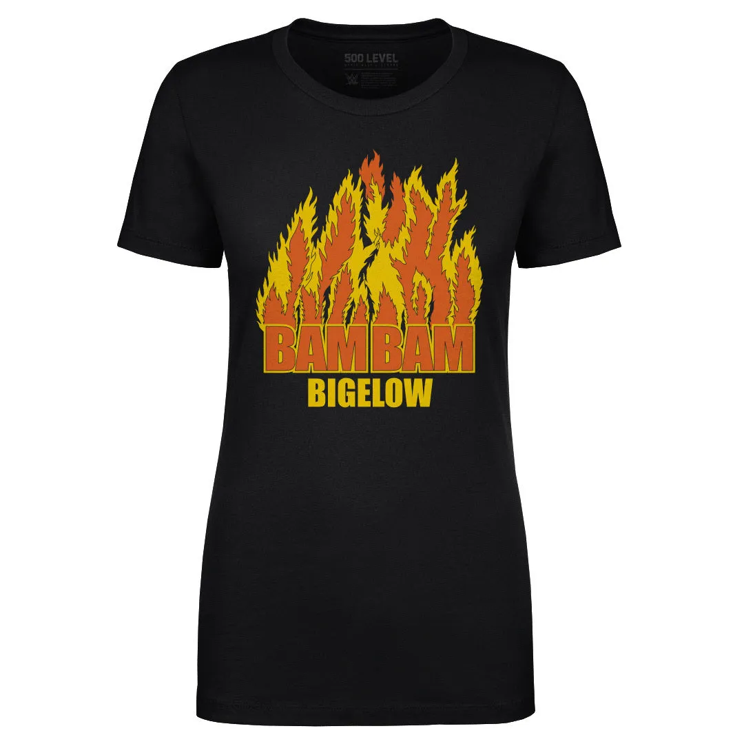 Bam Bam Bigelow Logo WHT sold by 500 Level