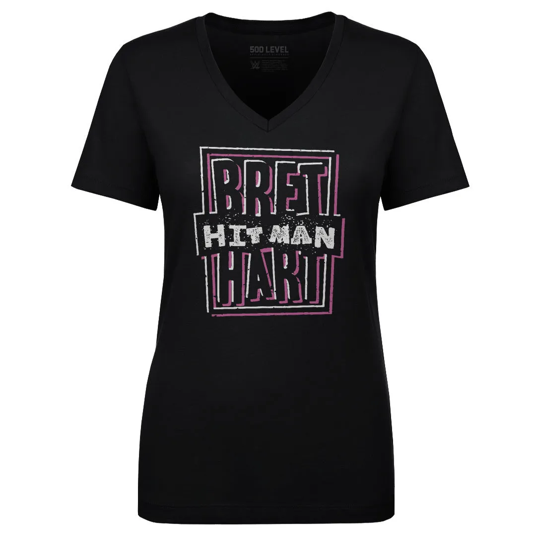 Bret Hart Logo WHT sold by 500 Level