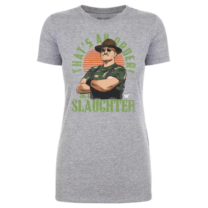 Sgt. Slaughter That's An Order WHT made by Legends