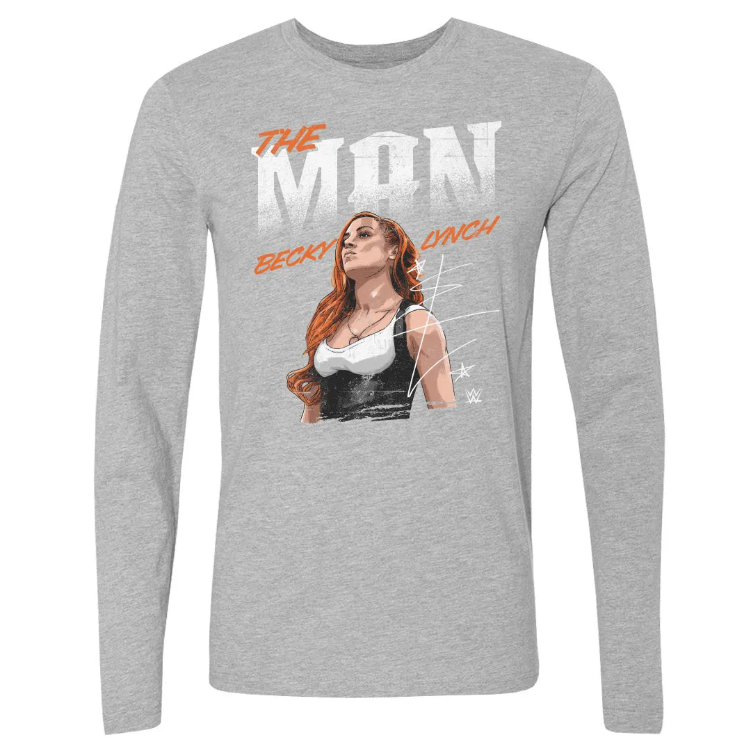 Becky Lynch The Man WHT sold by 500 Level