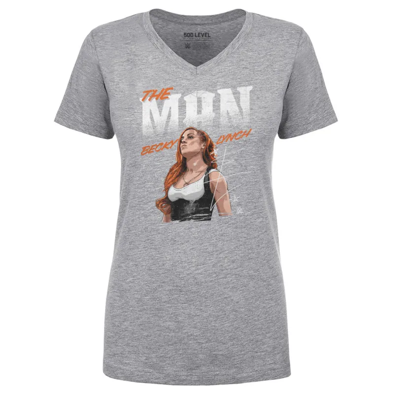 Becky Lynch The Man WHT made by 500 Level