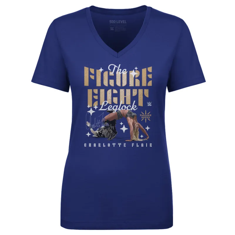 Charlotte Flair Figure Eight Leglock WHT made by 500 Level