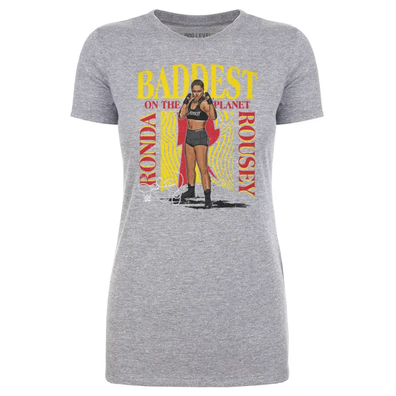 Ronda Rousey Baddest On The Planet WHT made by 500 Level