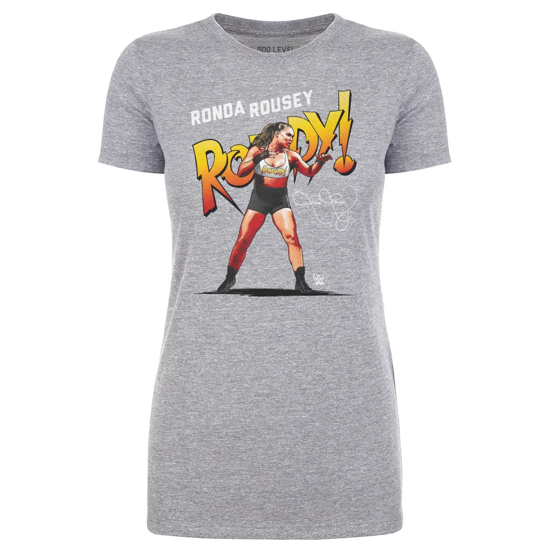 Ronda Rousey Rowdy Stance WHT sold by 500 Level
