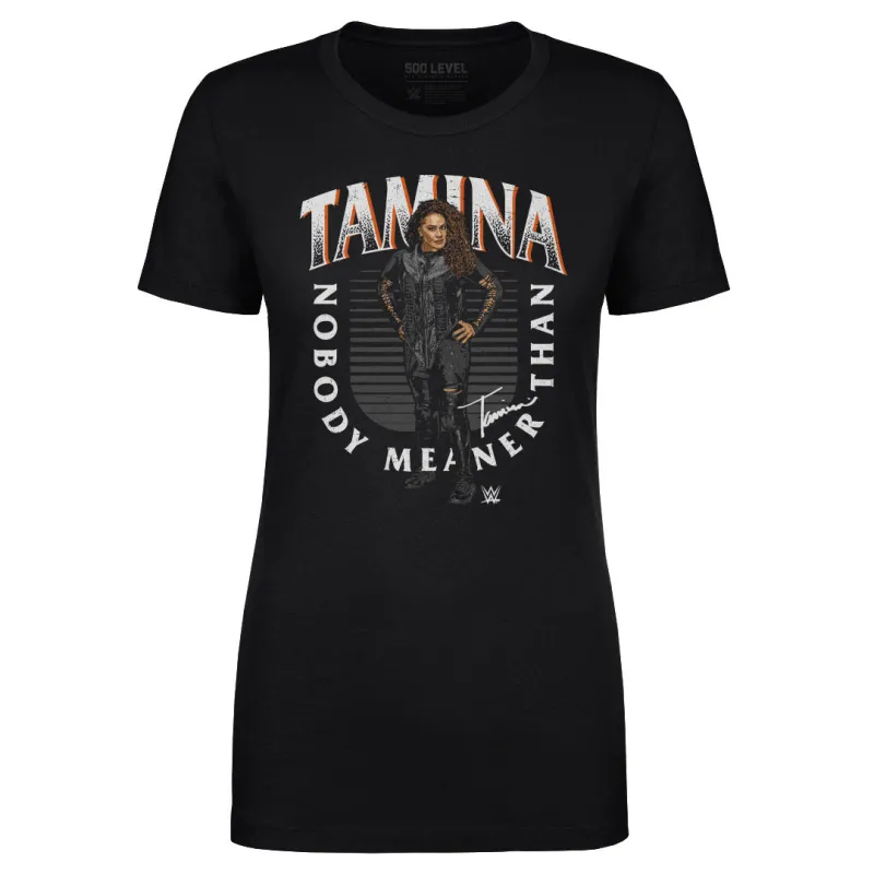 Tamina Nobody Meaner WHT made by 500 Level