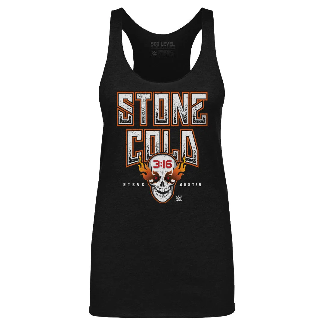 Stone Cold Steve Austin Fire Skull WHT sold by 500 Level