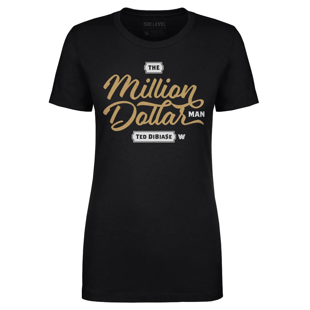 Ted DiBiase Million Dollar Man Font WHT sold by 500 Level