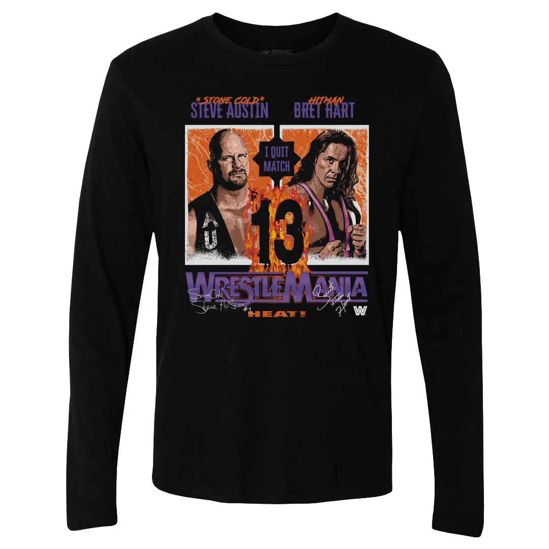 Wrestlemania 13 Bret Hart Vs. Stone Cold Steve Austin WHT sold by 500 Level