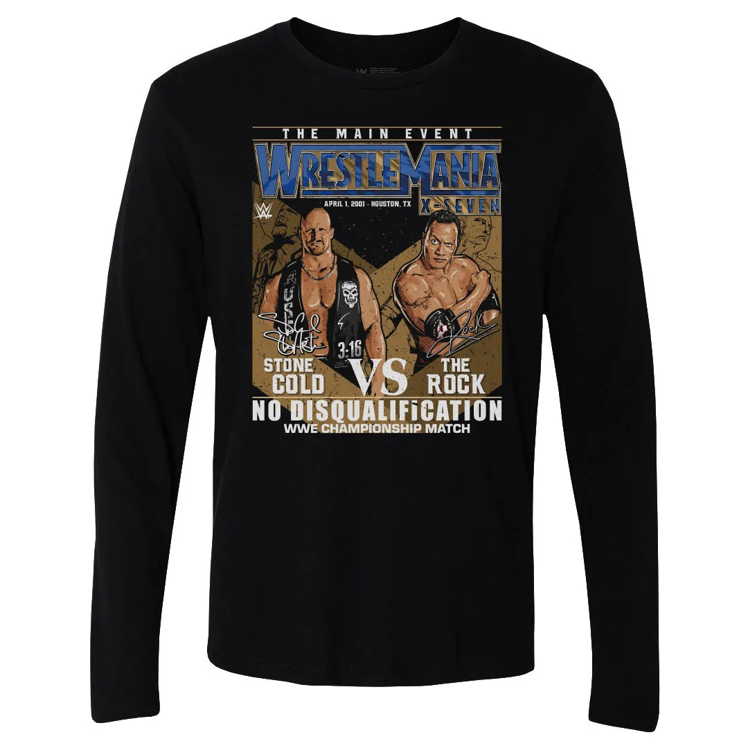 Wrestlemania X-Seven Stone Cold Steve Austin Vs. The Rock WHT sold by 500 Level