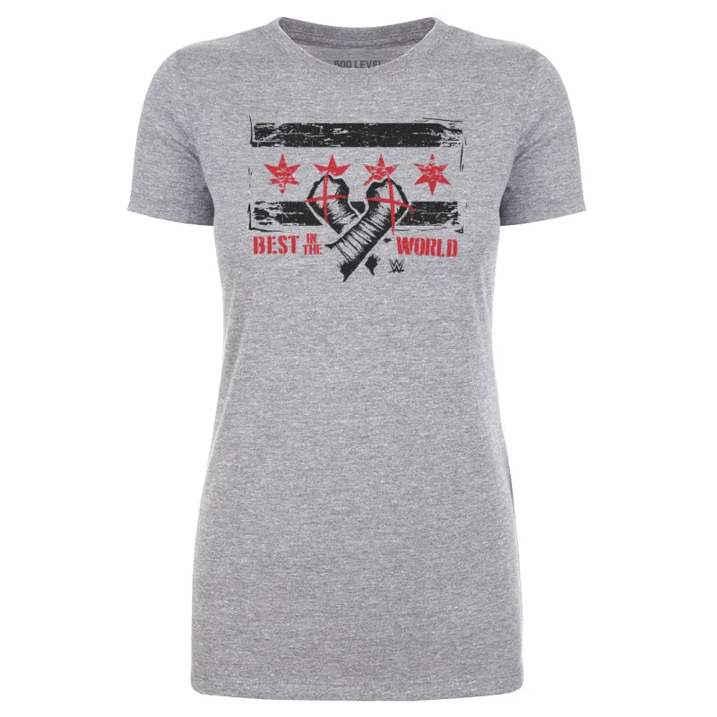 CM Punk Chicago Flag WHT made by 500 Level