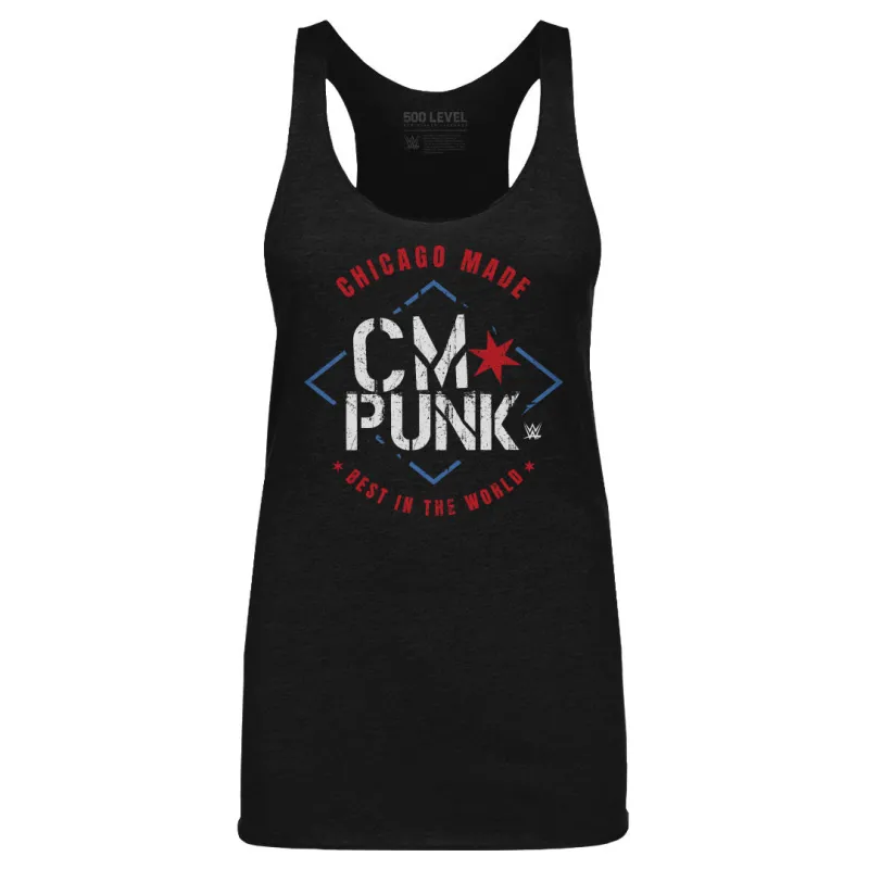 CM Punk Chicago Made WHT made by 500 Level
