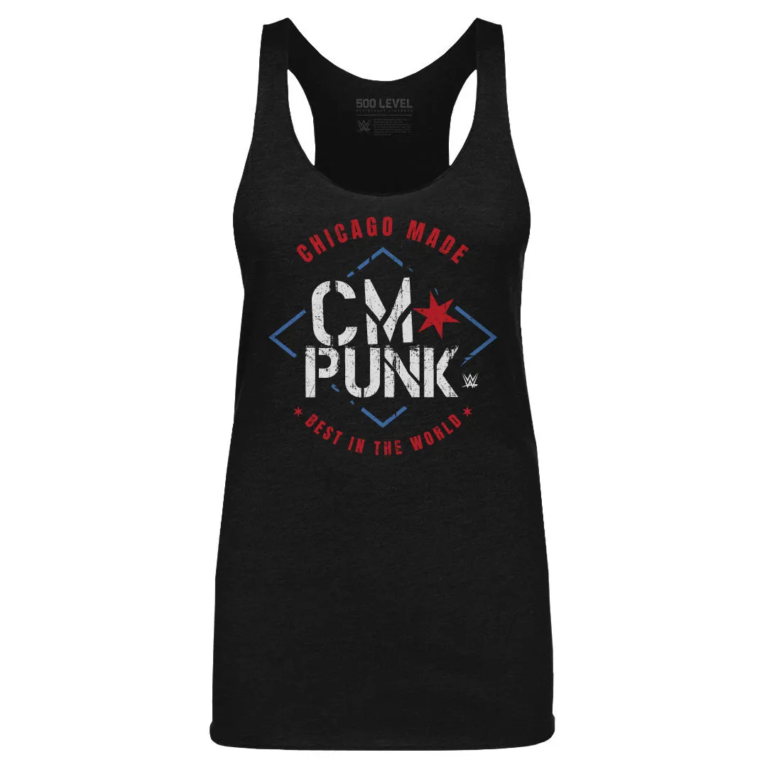 CM Punk Chicago Made WHT sold by 500 Level