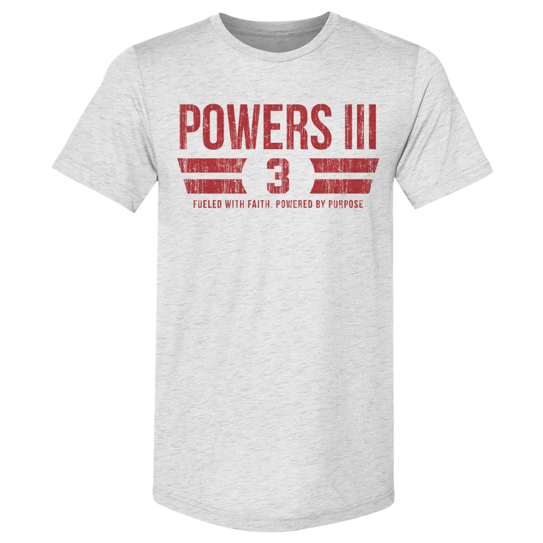 Reggie Powers III College Font sold by 500 Level product image thumbnail 2