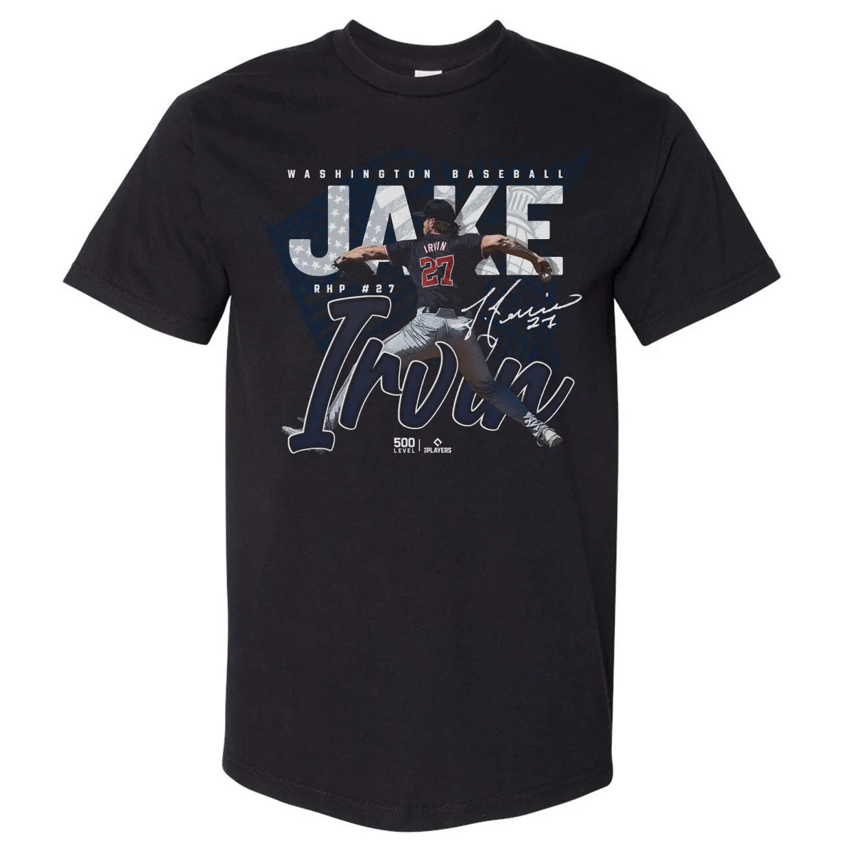 Jake Irvin Washington Player Name WHT sold by 500 Level