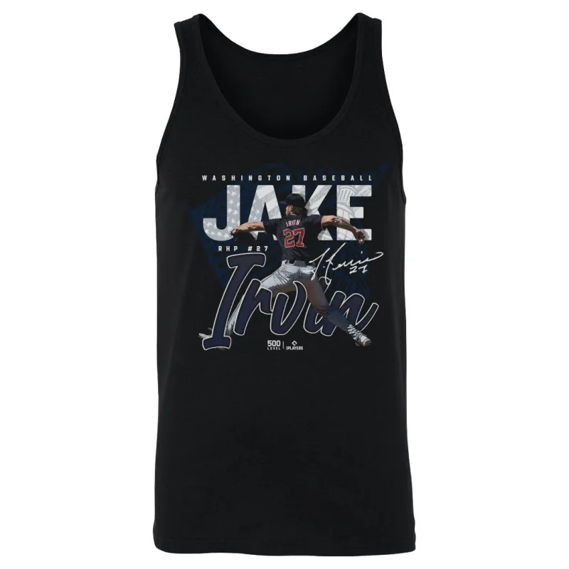 Jake Irvin Washington Player Name WHT made by 500 Level