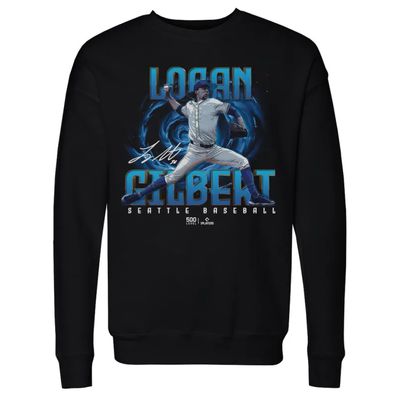 Logan Gilbert Seattle Player Name WHT made by 500 Level