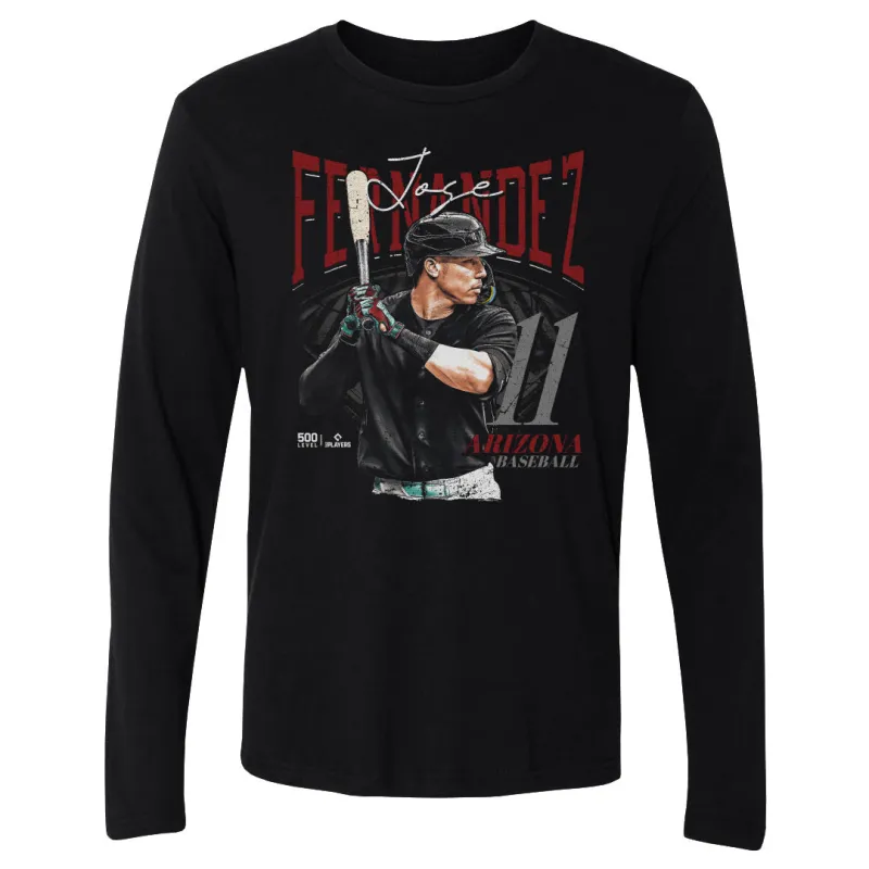 Jose Fernandez Arizona Name Number WHT made by 500 Level