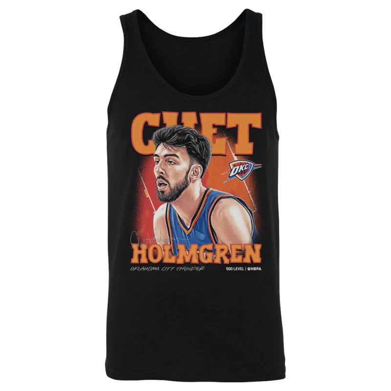 Chet Holmgren Oklahoma City Thunder Airbrush WHT made by 500 Level