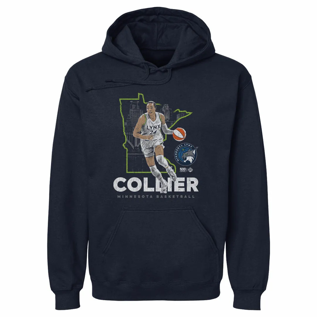 Napheesa Collier Minnesota Lynx Map Skyline WHT sold by 500 Level product image thumbnail 2