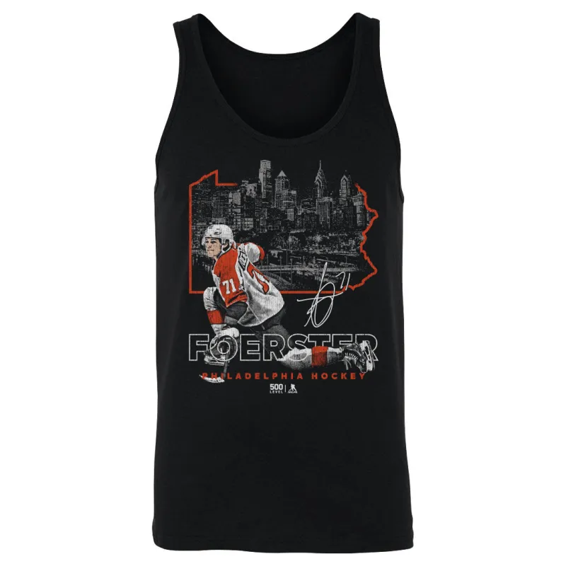 Tyson Foerster Philadelphia Map Skyline WHT made by 500 Level