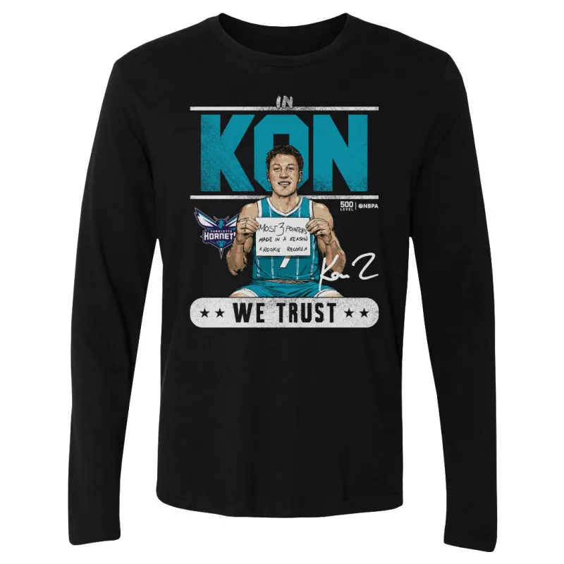 Kon Knueppel Charlotte Hornets Rookie Record Trust WHT made by 500 Level