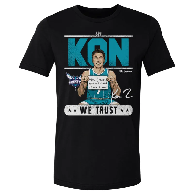 Kon Knueppel Charlotte Hornets Rookie Record Trust WHT made by 500 Level