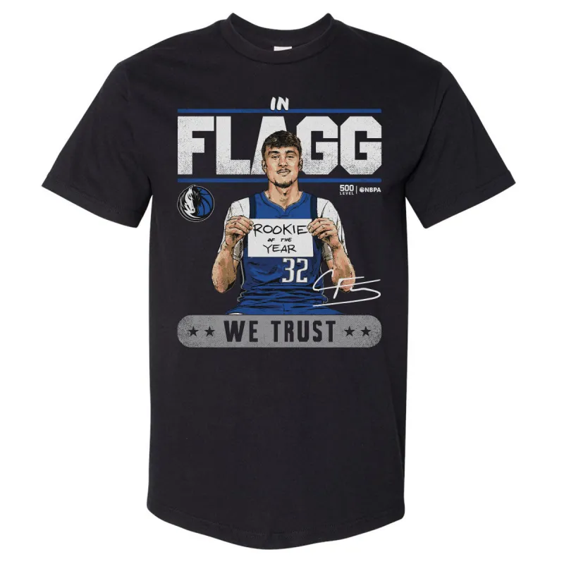 Cooper Flagg Dallas Mavericks 2026 ROTY Trust WHT made by 500 Level