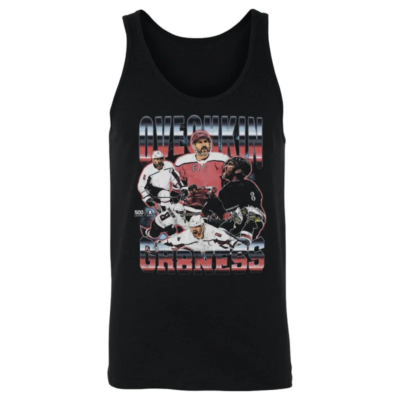 Alex Ovechkin Washington Bootleg WHT made by 500 Level