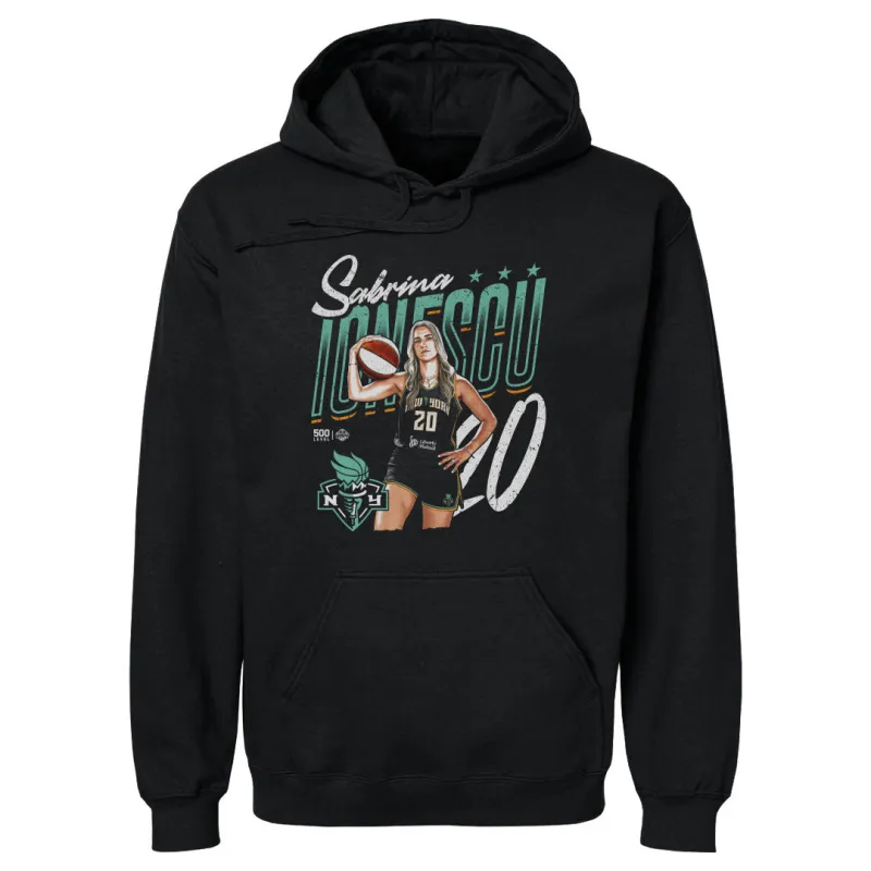 Sabrina Ionescu New York Liberty Player Pose WHT made by 500 Level
