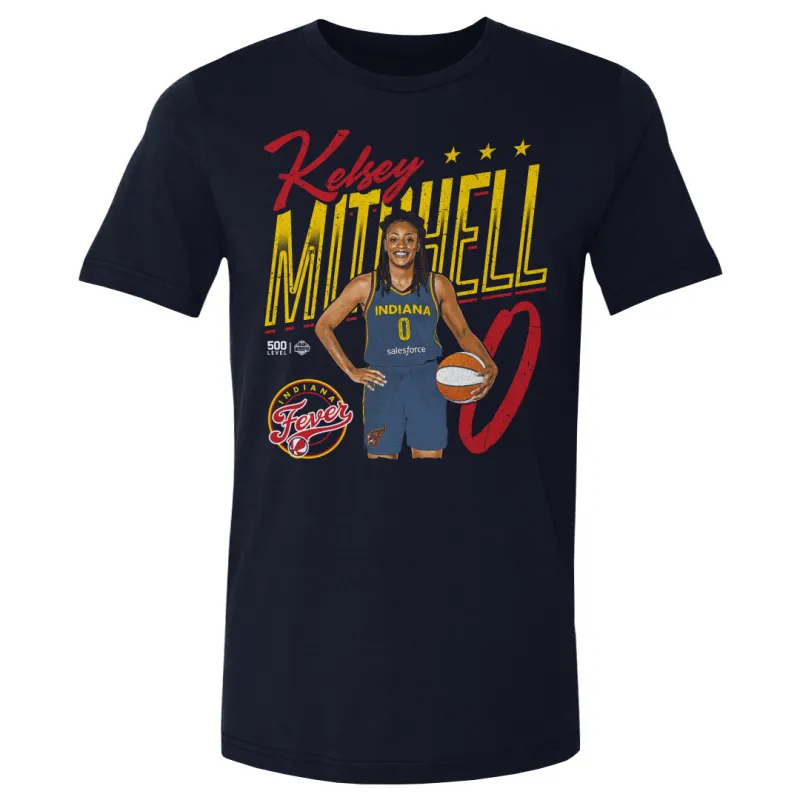 Kelsey Mitchell Indiana Fever Player Pose WHT made by 500 Level