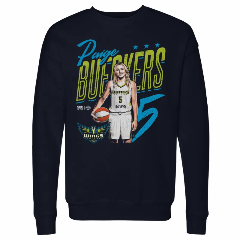 Paige Bueckers Dallas Wings Player Pose WHT made by 500 Level