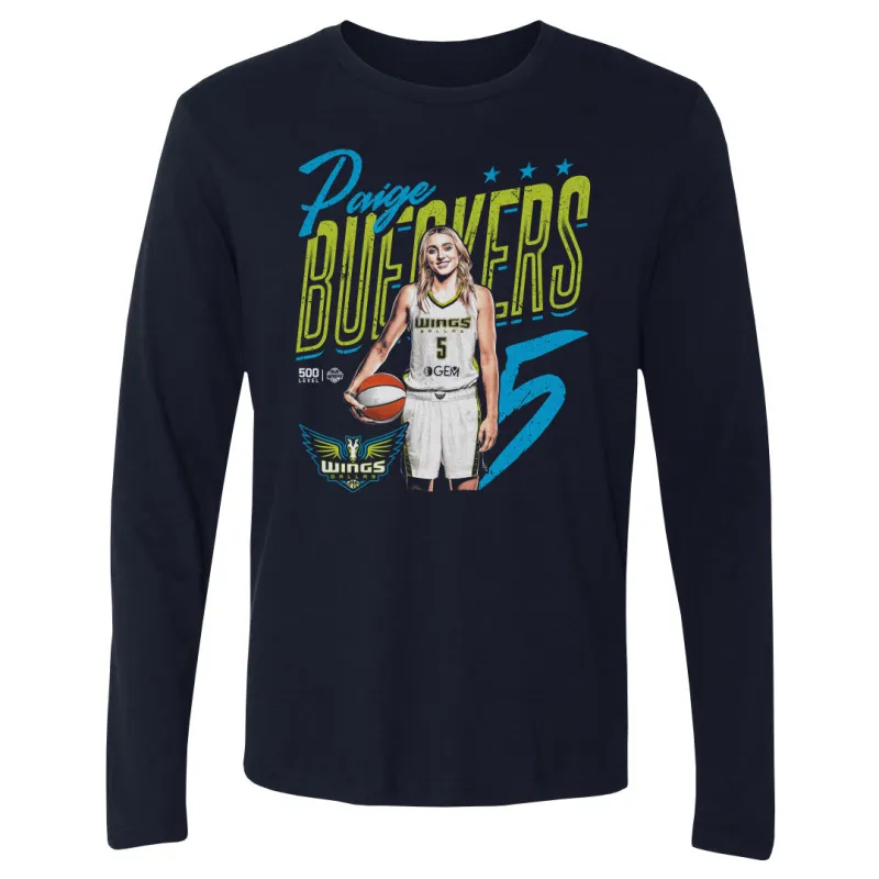 Paige Bueckers Dallas Wings Player Pose WHT made by 500 Level