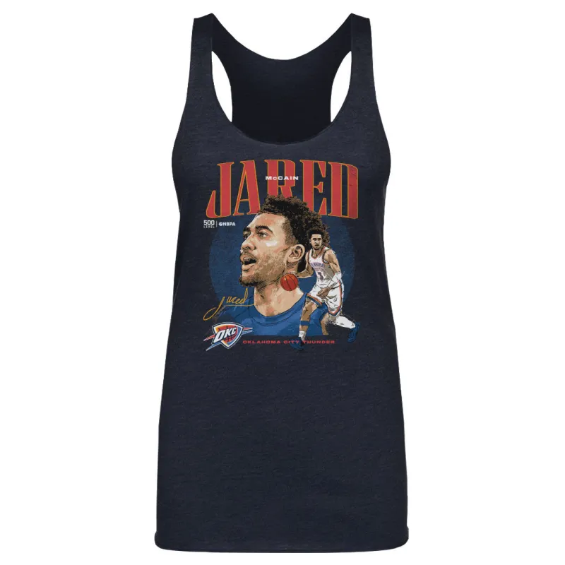 Jared McCain Oklahoma City Thunder Dual WHT made by 500 Level