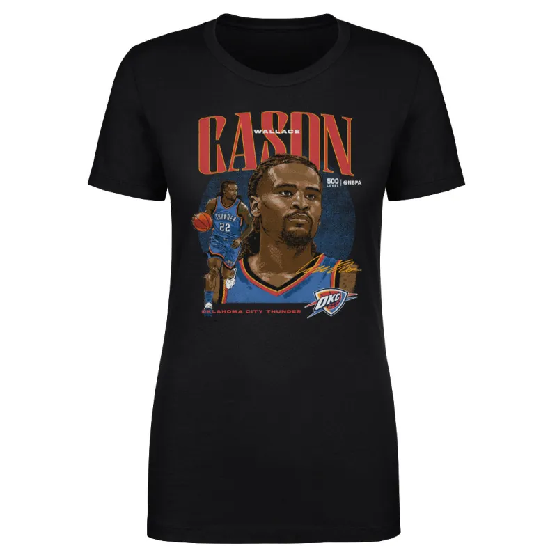 Cason Wallace Oklahoma City Thunder Dual WHT made by 500 Level