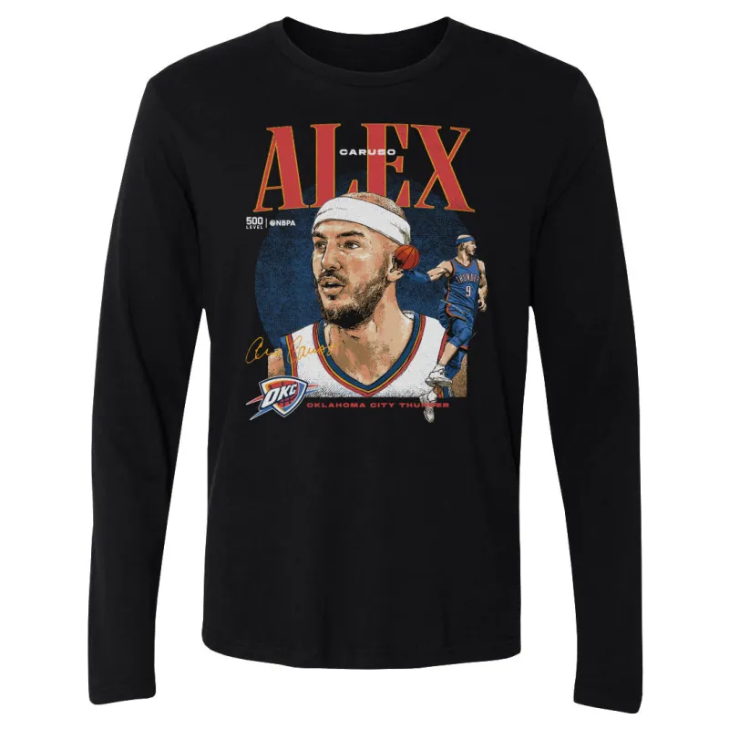 Alex Caruso Oklahoma City Thunder Dual WHT made by 500 Level
