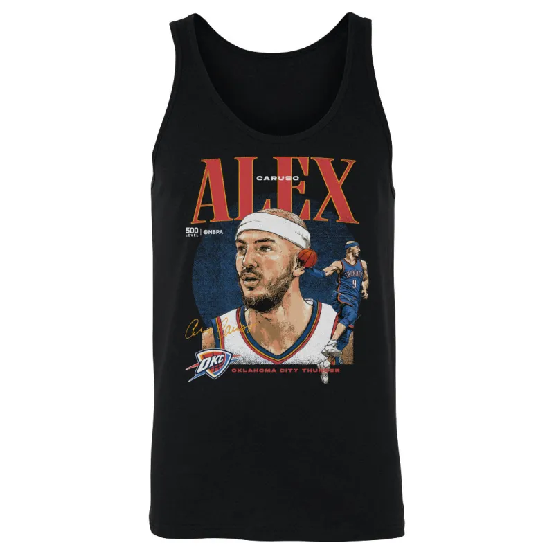Alex Caruso Oklahoma City Thunder Dual WHT made by 500 Level
