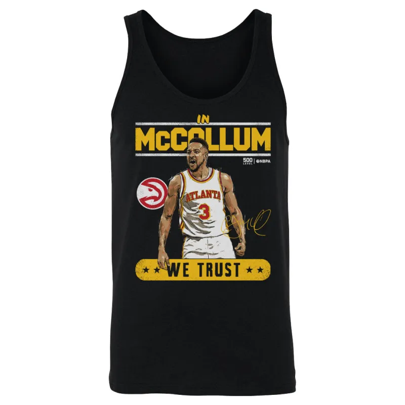 CJ McCollum Atlanta Hawks Trust WHT made by 500 Level