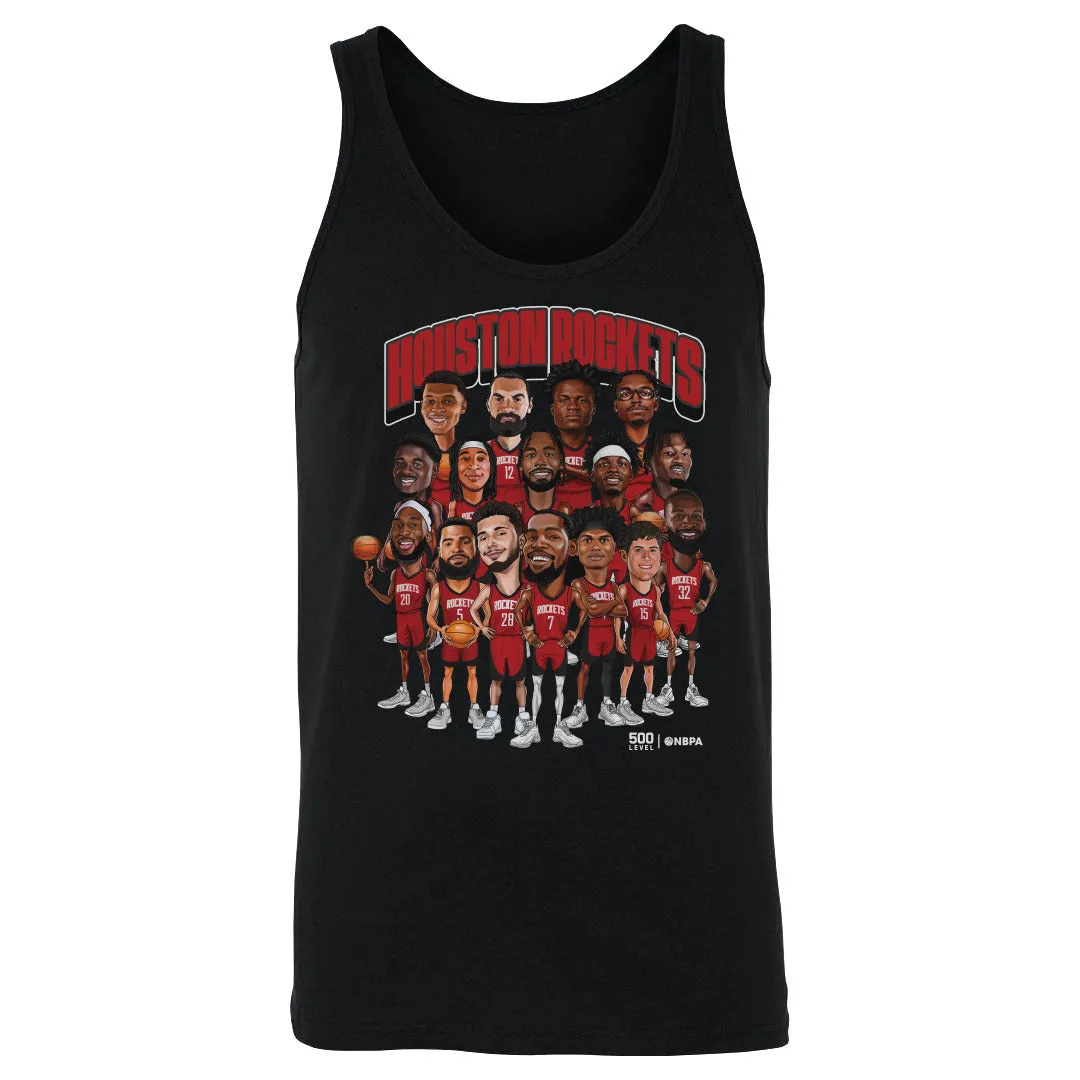 Houston Rockets 2026 Playoffs Caricatures WHT sold by 500 Level