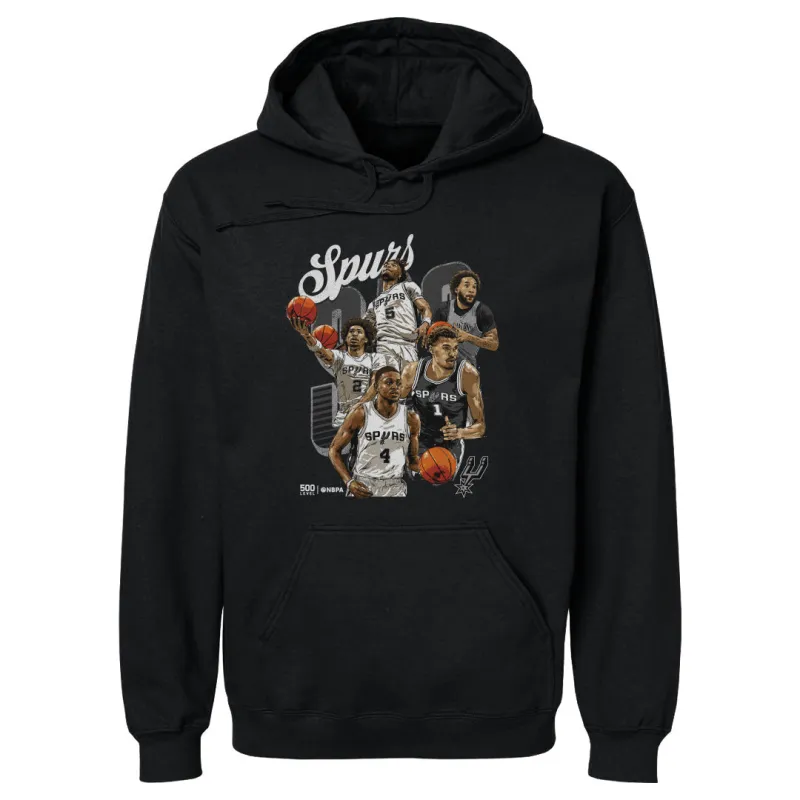 San Antonio Spurs 2026 Playoffs Starting 5 WHT made by 500 Level