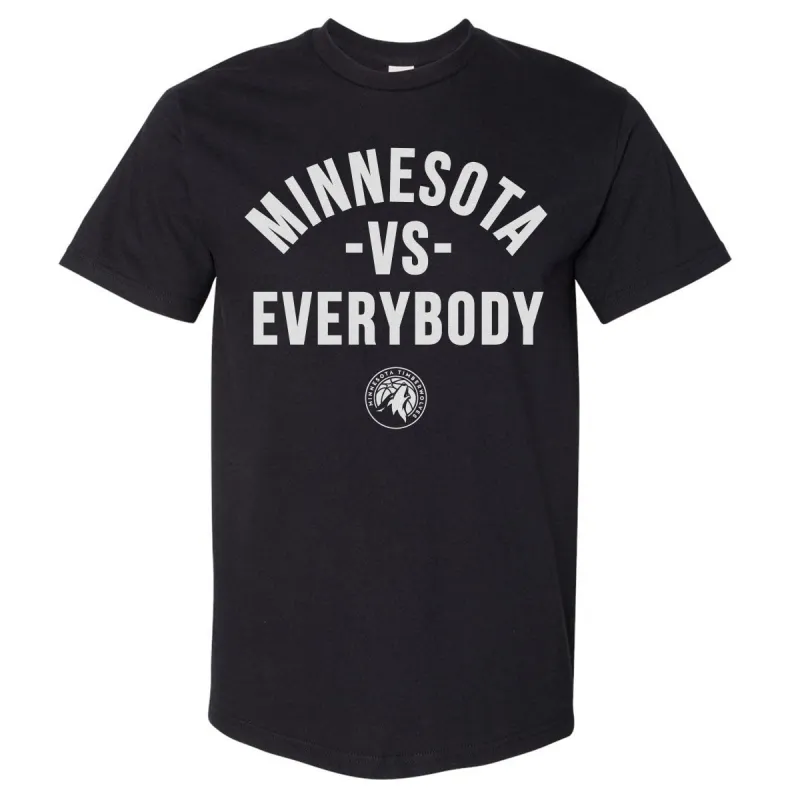 Minnesota Timberwolves Vs. Everybody WHT made by 500 Level