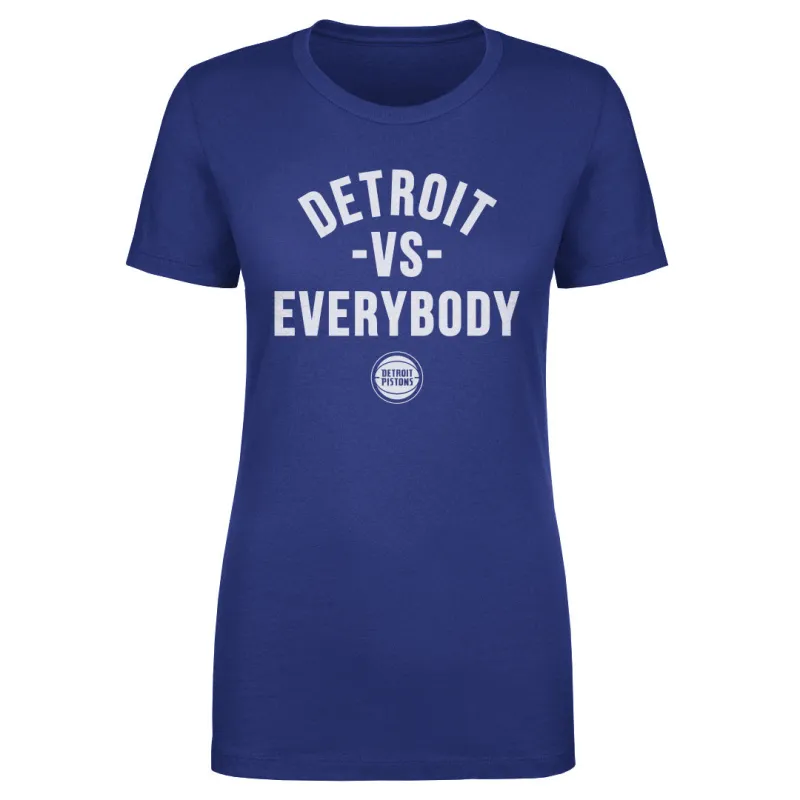 Detroit Pistons Vs. Everybody WHT made by 500 Level
