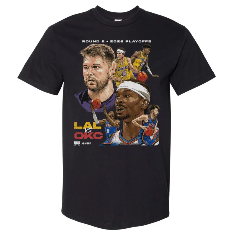 2026 NBA Playoffs Los Angeles Lakers Vs. Oklahoma City Thunder WHT made by 500 Level