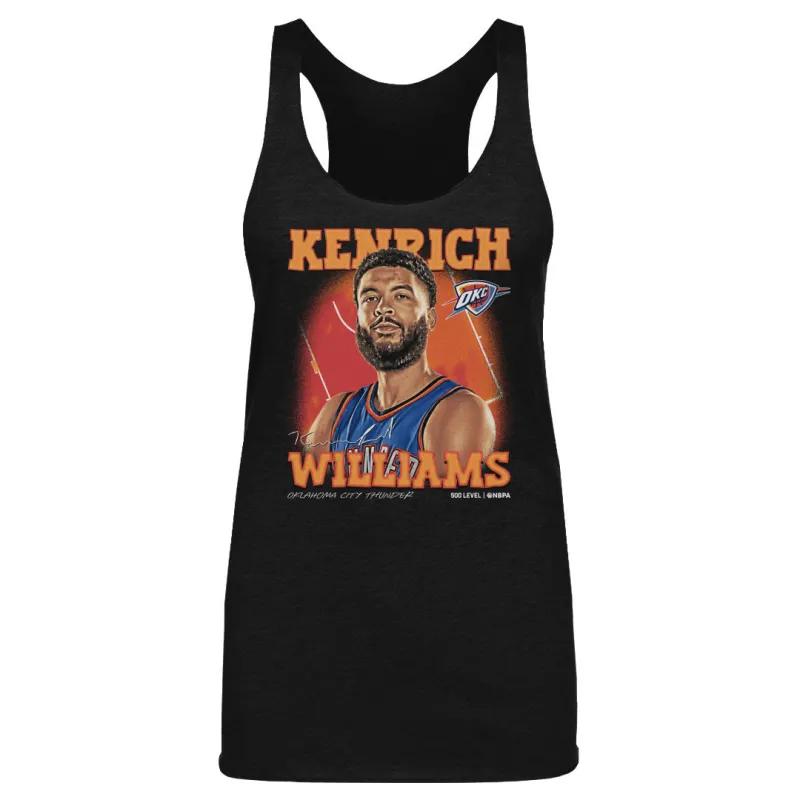 Kenrich Williams Oklahoma City Thunder Airbrush WHT made by 500 Level