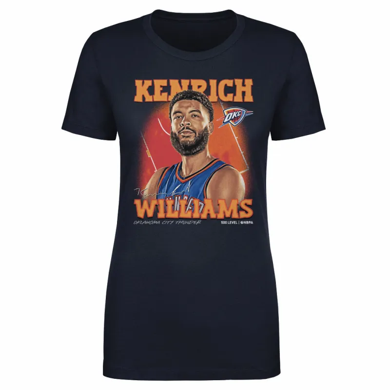 Kenrich Williams Oklahoma City Thunder Airbrush WHT made by 500 Level